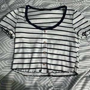 Striped Crop top